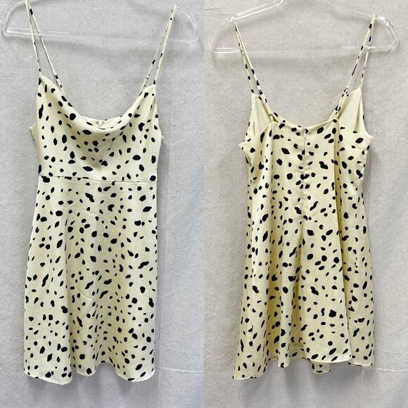 ASTR the label leopard print slip cowl neck skater A Line dress Size Small - Picture 12 of 15